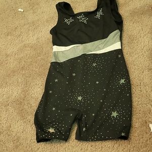 Black star gymnastics suit size 7/8